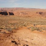 Sul sentiero per l'Horse Shoe Bend